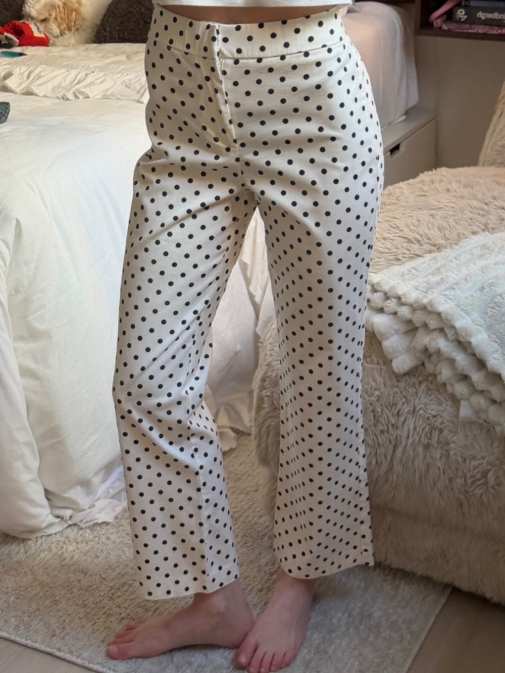 ZARA polka dot garment label